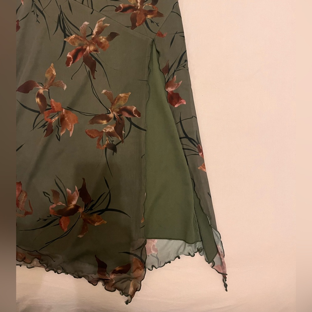 Urban Outfitters Green Mesh Samara dress - Picture 2 of 4